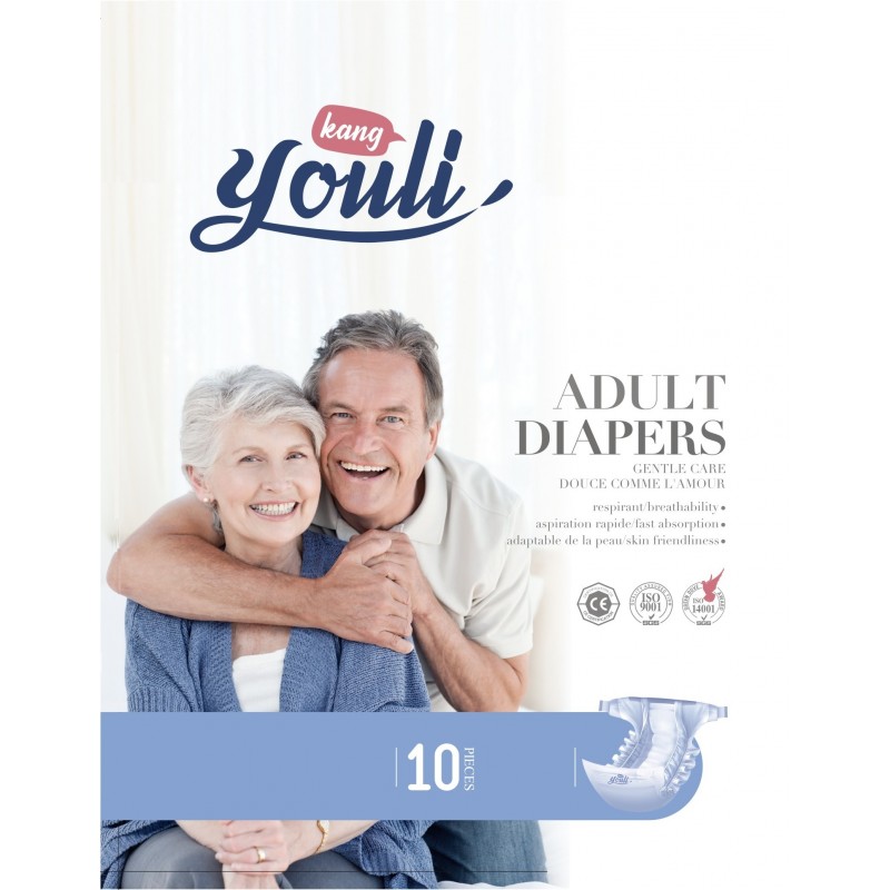 Couche pour adulte 81129cm TAILLE L 10 pièces